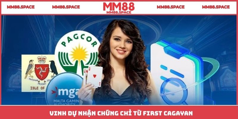 Vinh dự nhận chứng chỉ từ First Cagayan